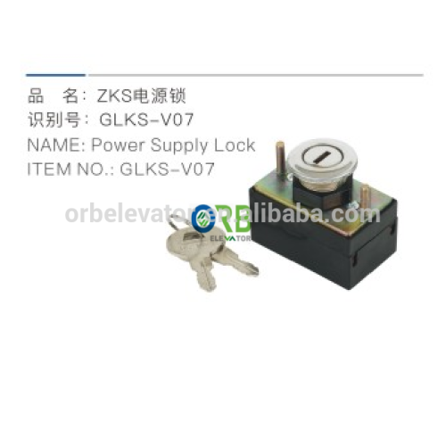 ZKS Elevator power supply lock